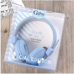 GJBY GJ-15 Ενσύρματα Ακουστικά On Ear Μπλε