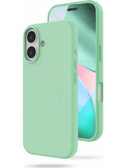 Θήκη Rubber Ενισχυμένης Σιλικόνης για iPhone 17 Φυστικί