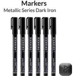 Metallic Series Markers - Dark Iron