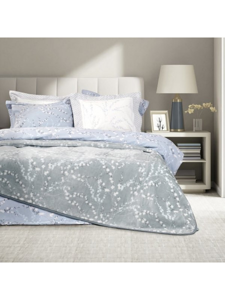 Κουβέρτα Βελουτέ Μονή Inverno Nima Home Γαλάζιο 160X220