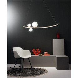 Ondaluce Altalena Κρεμαστό Φωτιστικό Οροφής 48W 120x150cm SO.ALTAL/ORO4000