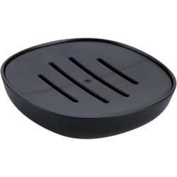 Σαπουνοθήκες μπάνιου πλαστικές - Σετ 9pcs - Black - 21772