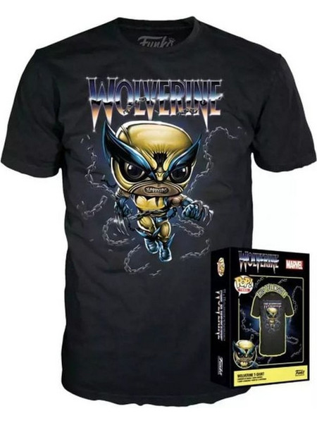 Funko Pop! Boxed Tee - Marvel - Wolverine Small