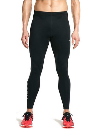 Saucony Powertight Ανδρικό Κολάν Μακρύ Μαύρο SAM800077/BKR