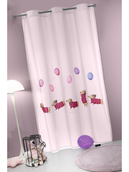 Κουρτίνα Soft - Touch Pet Fuchsia με Τρουκς