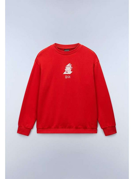 Napapijri Antimony Crewneck Sweatshirt Φούτερ Γυναικείο - Red (NP0A4HHHRAU)