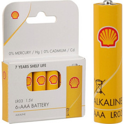 Shell Alkaline LR03/AAA 6τμχ