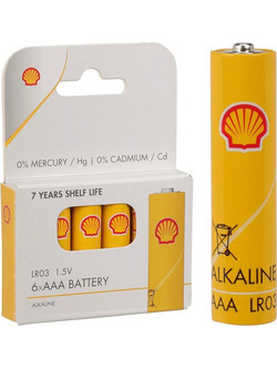 Shell Alkaline LR03/AAA 6τμχ