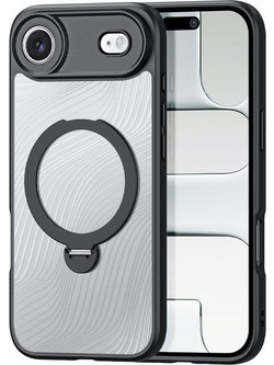 Θήκη TPU & PC Dux Ducis Apple iPhone Air Magnetic MagSafe με Stand Aimo Μαύρο N69669