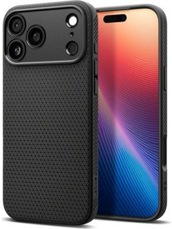 Θήκη Soft TPU Spigen Apple iPhone 17 Pro Liquid Air Μαύρο N68989