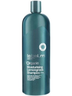 Label.m Organic Moisturising Lemongrass Σαμπουάν για Όγκο για Ξηρά Λεπτά & Ταλαιπωρημένα Μαλλιά 1lt