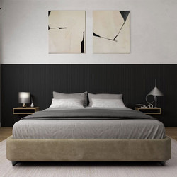 Estiatherm 3D Πάνελ τοίχου MDF FAUS Penta Black matt 2600 x 167 x 12mm, No185258S