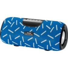 Wster WS-2909 Stripes Ηχείο Bluetooth 10W Μπλε Γκρι