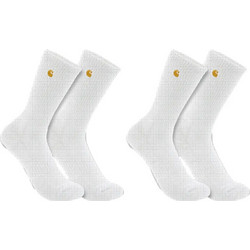 Κάλτσες Force Midweight Crew 2-Pack Λευκές Carhartt - Λευκό