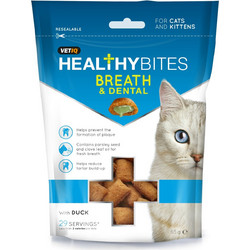 Mark & Chappell Healthy Bites Cats & Kittens Breath & Dental 65g