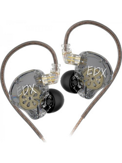 KZ EDX Lite Ακουστικά Ψείρες In-Ear Dynamic Γκρι