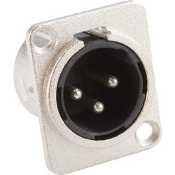 Adam Hall 3 STAR P XM3 Chassis Connector XLR male D-type - Adam Hall