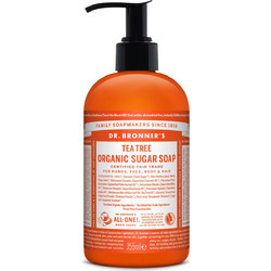 Dr. Bronner's Tea Tree Organic Sugar Κρεμοσάπουνο 355ml