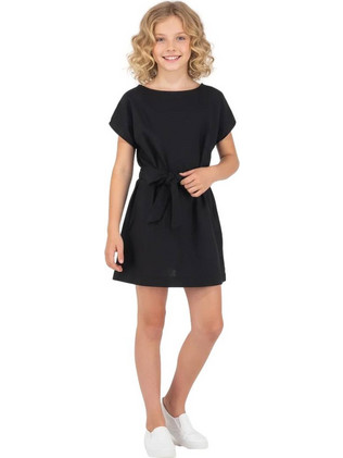 ΠΑΙΔΙΚΟ ΟΛΟΣΩΜΟ ΣΟΡΤΣ JOYCE LINEN OVERALL - ΜΑΥΡΟ