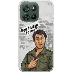 Θήκη Epic Quotes - You talkin' to me Motorola Moto G57 Power 5G Flexible TPU (Διάφανη Σιλικόνη)
