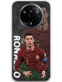 Θήκη Football Stars - Cristiano Ronaldo Portugal Realme 14 Pro 5G Flexible TPU (Διάφανη Σιλικόνη)
