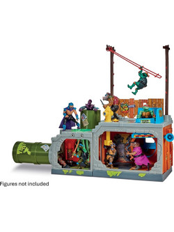 Playmates Toys Teenage Mutant Ninja Turtles Mutant Module Building Secret Sewer Lid Playset Φιγούρα Δράσης 30cm