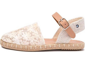CONGUITOS ESPADRILLES PIQUE COTTON COSH215049-WHIT WHITE