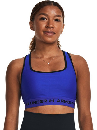 Under Armour Crossback Mid Bra Αθλητικό Μπουστάκι με Μέτρια Στήριξη & Αφαιρούμενη Ενίσχυση Royal Blue 1361034-401