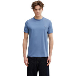 Fred Perry Ανδρική Μπλούζα Ringer T-Shirt M3519-27A Μπλε