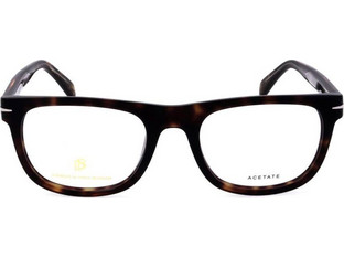 David Beckham DB7085 086 Ανδρικός Σκελετός Γυαλιών Οράσεως Κοκάλινος Καφέ