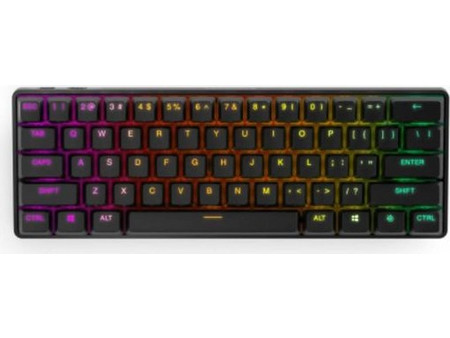 SteelSeries Apex Pro Mini Black Μηχανικό Gaming Πληκτρολόγιο 60% RGB