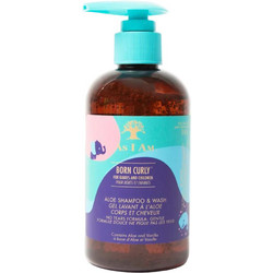 As I Am Born Curly Aloe & Wash Παιδικό Σαμπουάν & Conditioner για Σγουρά Μαλλιά 240ml