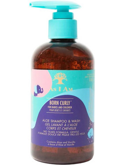 As I Am Born Curly Aloe & Wash Παιδικό Σαμπουάν & Conditioner για Σγουρά Μαλλιά 240ml
