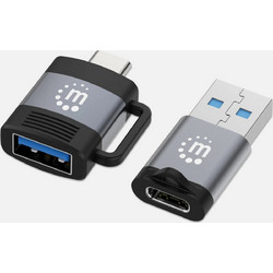 Σετ Αντάπτορα USB-C/USB-A Manhattan IADAP USB31-AC-MULTI - USB 3.2 Gen 1 & 5 Gbps