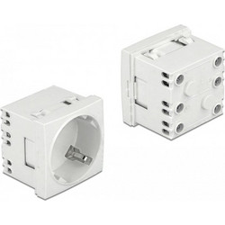 DELOCK module πρίζας ρεύματος Easy 45 81324, 45 45x45mm, 10τμχ