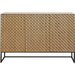Ερμάριο - Μπουφές ξύλινος με 3 πορτάκια 121,5x93cm EP477