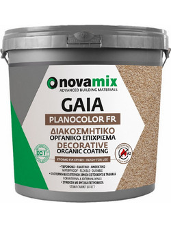 Novamix PLANOCOLOR FR GAIA Διακοσμητικό Οργανικό Επίχρισμα Γαιώδους Υφής 1499 15 Kgr *
