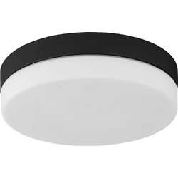 Φωτιστικό Οροφής - Πλαφονιέρα Pori 862 2xE27 Φ29x9cm Black TK Lighting