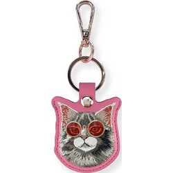 Nimmy Case Locatorr Glasses Cool And Cute Cat Pink - (N-YJ-YSK-018)