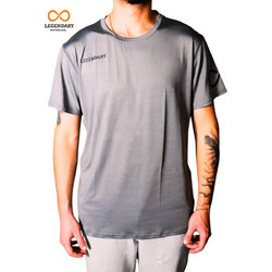LEGENDARY T-SHIRT ΓΚΡΙ 85%-15% POLY-SPANDEX
