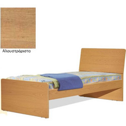 Νο 16 Κρεβάτι MDF Οξυά (Για Στρώμα 160x200) Με Επιλογές Χρωμάτων - Αλουστράριστο
