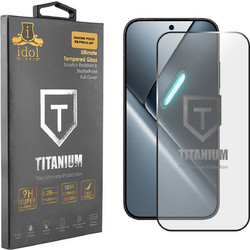 Idol 1991 Titanium Semi Curved Full Glue 0.25mm Tempered Glass Black (Xiaomi Poco X8 Pro)