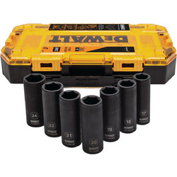 Dewalt Σετ Καρυδάκια McLaren 1/2" Μακριά 7 Τεμ. DT70905-QZ
