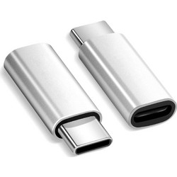 POWERTECH αντάπτορας USB-C αρσενικό σε Micro USB θηλυκό PTH-064, ασημί