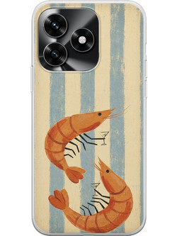 Θήκη Salt & Stripe Collection - The Tide Honor X5c Plus Flexible TPU (Διάφανη Σιλικόνη)