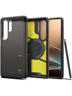 Θήκη Spigen Tough Armor Magsafe Back Cover Samsung Galaxy S25 Ultra gunmetal (ACS08965)