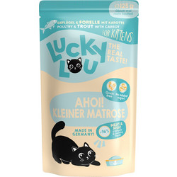 Lucky Lou LifeStage Kitten with Poultry, Trout & Carrot 125gr