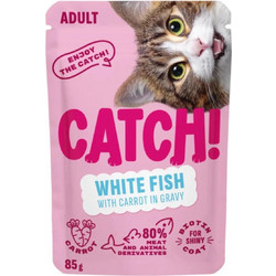 Catch Υγρή Τροφή για Γάτες με Ψάρια 85gr