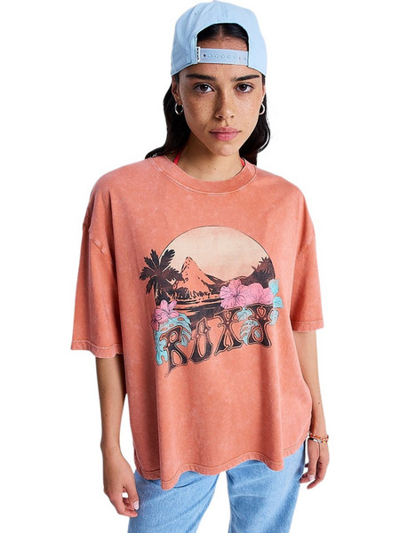 ROXY TALLOVERSIZE WASHED ΜΠΛΟΥΖΑ ΓΥΝΑΙΚΕΙΑ ERJZT06081-MLN0 (MLN0/APRICOT BRANDY)