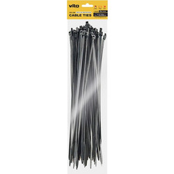 Δεματικά καλωδίων 7.0x350mm Μαύρο 25 τεμάχια 7100420 VITO